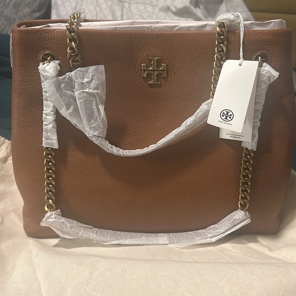 Light Umber Tory Burch Kira Tote - Picture 2 of 3